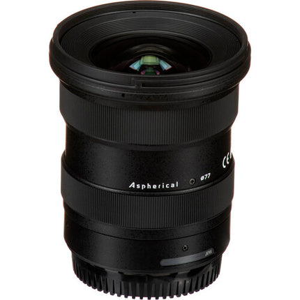 Tokina atx-i 11-16mm f/2.8 CF objetivo Nikon F montura F con apertura f/2.8 y parasol 77mm