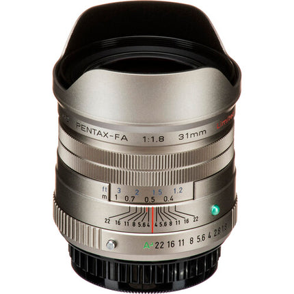 Pentax HD Pentax-FA 31mm f/1.8 Lente K-Mount Full Frame Plata