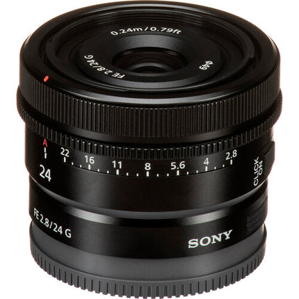 Sony FE 24mm f/2.8 G Objetivo E-Mount Full-Frame con Apertura f/2.8 y enfoque dual