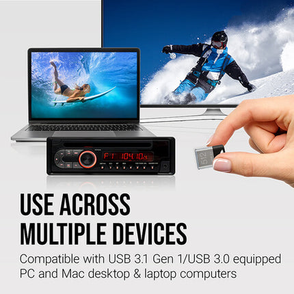 PNY 512GB Elite-X Fit USB 3.1 Gen 1 Memoria Flash 200MB/s Lectura 30MB/s Escritura