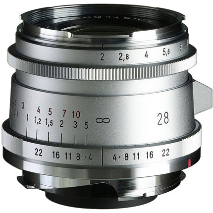 Voigtlander 28mm f2.0 Ultron Vintage Asférico VM Para Leica M Montura Chrome