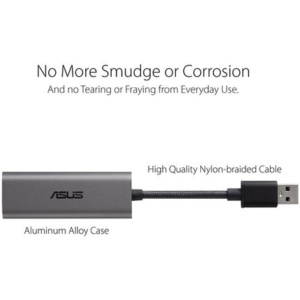 ASUS USB-C2500 Adaptador Ethernet 2.5G USB 3.0 Tipo A con Conector RJ45