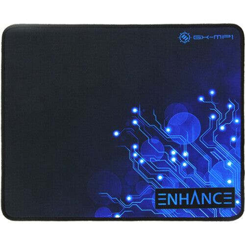Enhance Voltaic XL Pro Alfombrilla Gaming 32 x 27 cm Antideslizante Azul