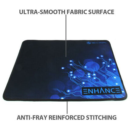 Enhance Voltaic XL Pro Alfombrilla Gaming 32 x 27 cm Antideslizante Azul