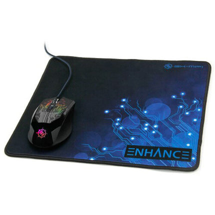 Enhance Voltaic XL Pro Alfombrilla Gaming 32 x 27 cm Antideslizante Azul