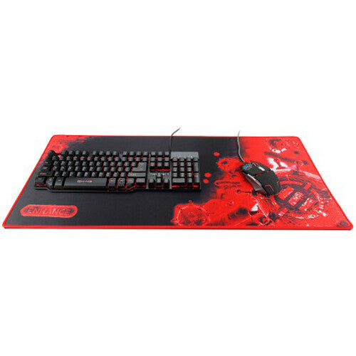 Enhance GX-MP2 PATHOGEN XXL Alfombrilla para Ratón Gaming Rojo Antideslizante
