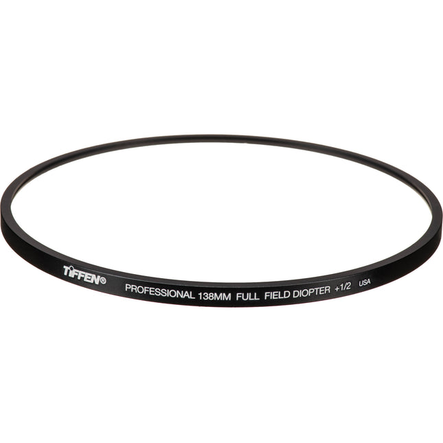 Tiffen 138mm Lente de Primer Plano +1/2 con Aro de Aluminio Negro y Estuche