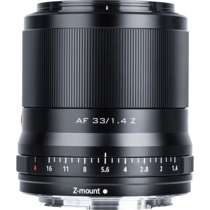 Viltrox AF 33mm f/1.4 Z Lente para Nikon Z APS-C Elementos ED HR