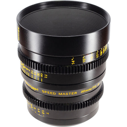 Mitakon Zhongyi 35mm T1 Objetivo Cine Micro Cuatro Tercios 77mm filtro T1.0 apertura