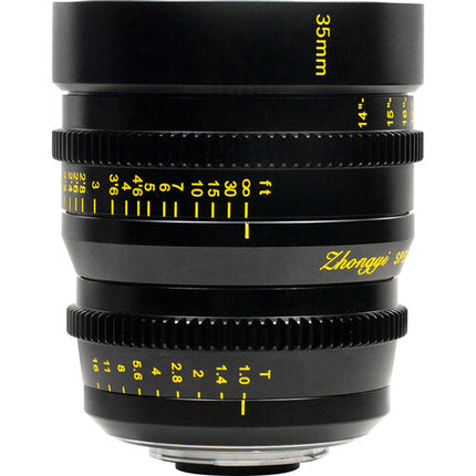 Mitakon Zhongyi 35mm T1 Objetivo Cine Micro Cuatro Tercios 77mm filtro T1.0 apertura