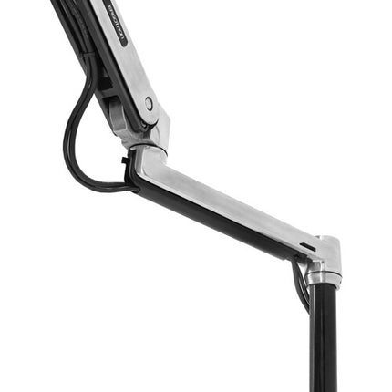 Ergotron LX Brazo de Escritorio Sit-Stand para Pantallas hasta 42" aluminio pulido ajuste de inclinación y pivote