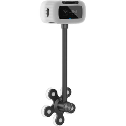 VIJIM Luz Ajustable para Videoconferencia con Ventosa Luz Día 95 CRI USB-C