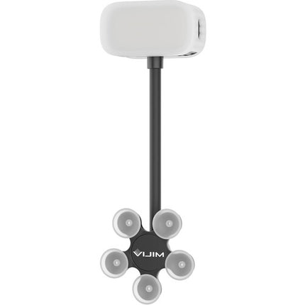 VIJIM Luz Ajustable para Videoconferencia con Ventosa Luz Día 95 CRI USB-C
