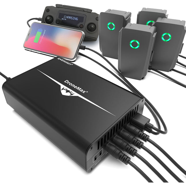 ENERGEN DroneMax Estación de Carga para Drone Mavic 2 Pro 4 Puertos 180W