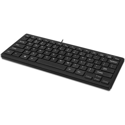 Teclado con cable Adesso SlimTouch Mini negro diseño delgado con teclado numérico integrado