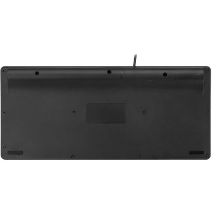 Teclado con cable Adesso SlimTouch Mini negro diseño delgado con teclado numérico integrado