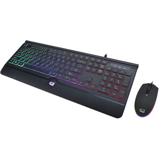 Adesso Illuminated Combo Teclado y Ratón Gaming Retroiluminado