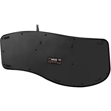 Adesso Desktop Ergonomic Keyboard Teclado ergonómico USB con lector tarjeta inteligente y reposamuñecas