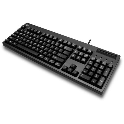 Adesso TAA Compliant Teclado con Lector de Tarjetas Antimicrobiano Rápido