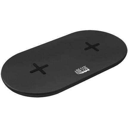 Adesso Base de Carga Inalámbrica Rápida Dual 15W Qi 3mm