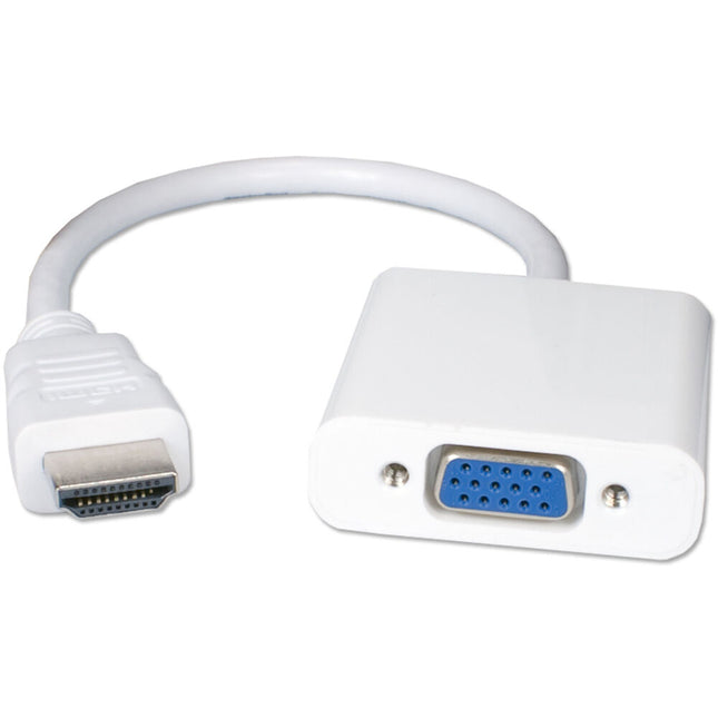 QVS Convertidor de Video HDMI a VGA Full HD 1920x1080p 15 cm