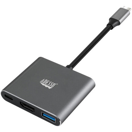 Adesso Estación de Acoplamiento USB-C 3 en 1 con HDMI 4K Thunderbolt 3