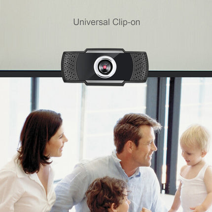Adesso CyberTrack H4-TAA Webcam USB HD 1080P 2.1MP Manual Focus