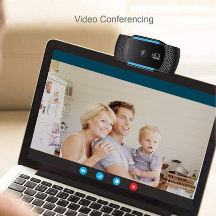 Adesso CyberTrack H5-TAA Webcam HD 1080P 2.1MP Autoenfoque con Micrófono y Montura para Trípode