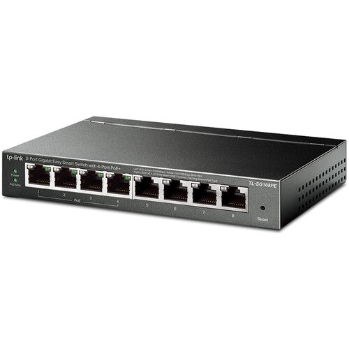 TP-Link TL-SG108PE V2 Switch Gigabit 8 Puertos 4 PoE 16 Gb/s