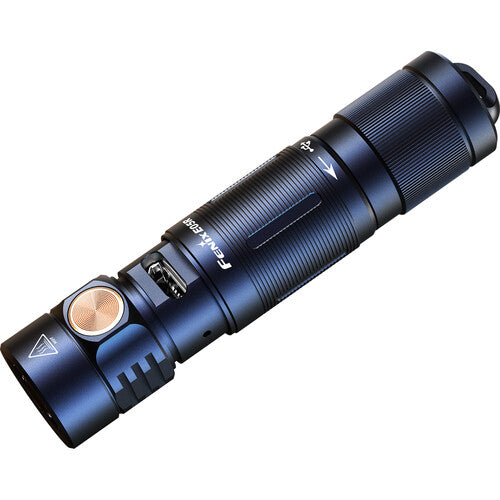 Linterna recargable para llavero Fenix E05R 150 lúmenes modo ráfaga 400 lúmenes negro
