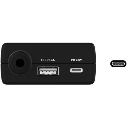 j5create PD USB Tipo-C Súper Cargador Negro 108W 2 Puertos USB-C