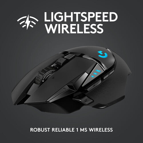 Logitech G G502 LIGHTSPEED Ratón Gaming Inalámbrico 25600 dpi 11 Botones Programables