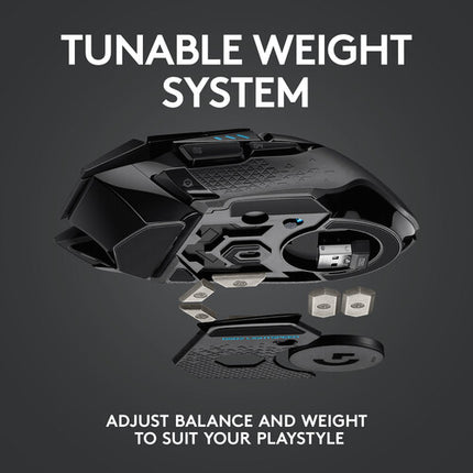 Logitech G G502 LIGHTSPEED Ratón Gaming Inalámbrico 25600 dpi 11 Botones Programables
