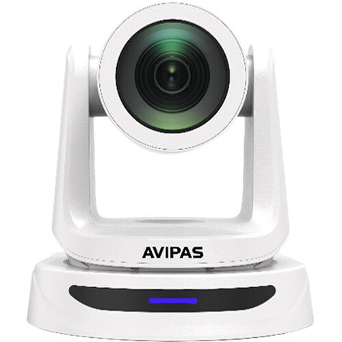 AViPAS AV-2010 Cámara PTZ USB IP 1080p 20x Zoom Óptico PoE+ blanca