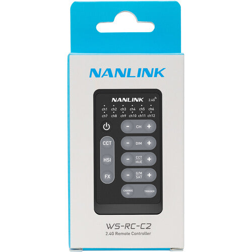 Nanlite Nanlink Control Remoto Inalámbrico 2.4 GHz 32 Pies Alcance