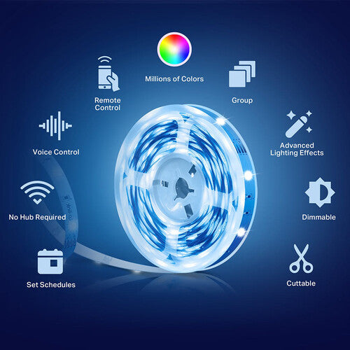 TP-Link KL400L5 Tira LED Inteligente 16.4 pies 16 Millones Colores