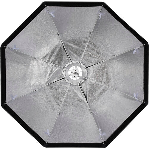 Godox Octa Softbox con Speed Ring Bowens 95 cm Interior Plateado Difusor Removible con Bolsa de Transporte