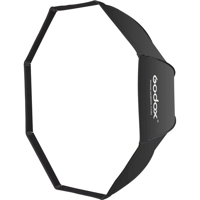 Godox Octa Softbox con Speed Ring Bowens 95 cm Interior Plateado Difusor Removible con Bolsa de Transporte
