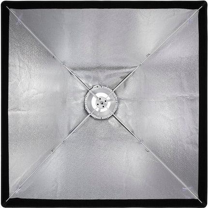 Godox Softbox con Ring Bowens 90x90 cm Interior Plateado Difusor Removible