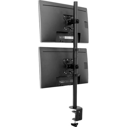 Mount-It! Soporte Vertical Doble para Monitores 13 a 32" con Ajuste de Altura y Gestión de Cables