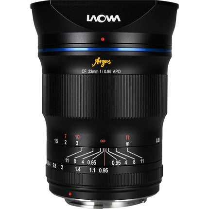 Venus Optics Laowa Argus 33mm f/0.95 CF APO Objetivo para Canon EF-M 52.8mm 62mm