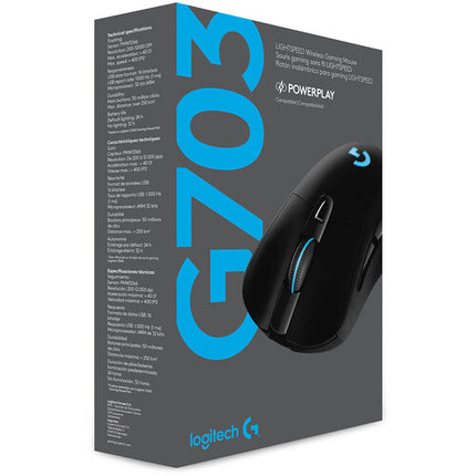 Logitech G G703 HERO Ratón Gaming Inalámbrico 25600 dpi 1ms 10g
