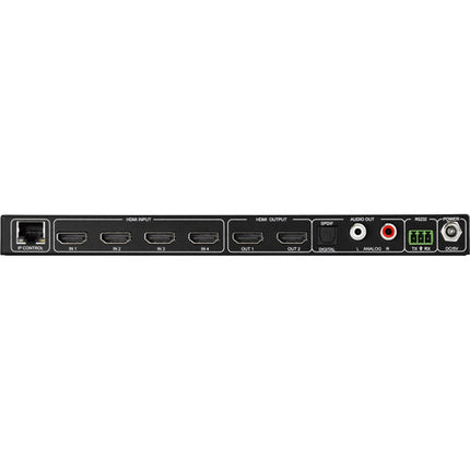 AVPro Edge 4x2 conmutador matriz HDMI 8K60 HDR10+ Dolby Vision IR control remoto