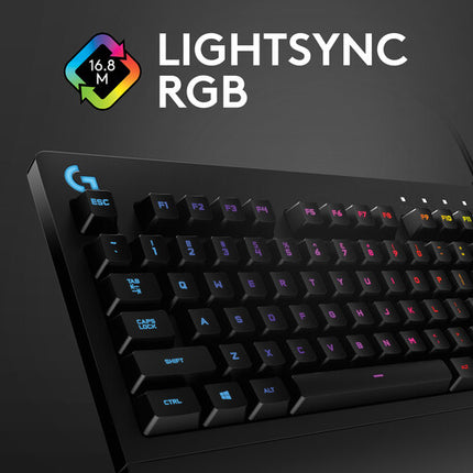 Logitech G G213 Prodigy Teclado Gaming RGB Con Reposamuñecas Integrado