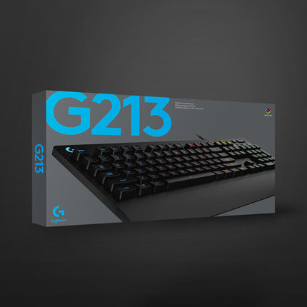 Logitech G G213 Prodigy Teclado Gaming RGB Con Reposamuñecas Integrado
