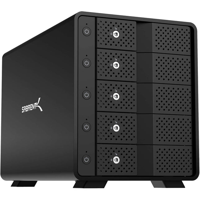 Sabrent USB 3.2 Gen 2 Docking Station 5 Bahías SATA 3.5 2 Puertos USB-C