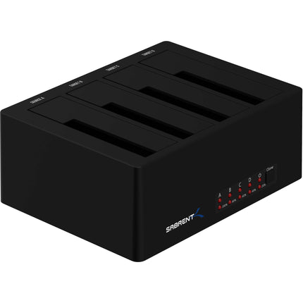 Sabrent Docking Station USB 3.0 SATA 4 bahías 5 Gb/s para SSD y HDD