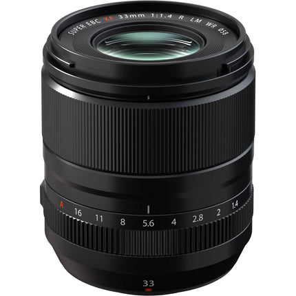 FUJIFILM XF 33mm f/1.4 R LM WR Lente APS-C 50mm f/1.4-16 distancia 11.8"