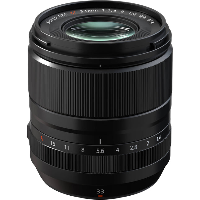FUJIFILM XF 33mm f/1.4 R LM WR Lente APS-C 50mm f/1.4-16 distancia 11.8"