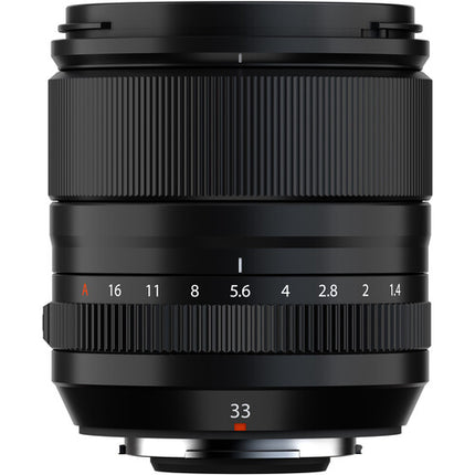 FUJIFILM XF 33mm f/1.4 R LM WR Lente APS-C 50mm f/1.4-16 distancia 11.8"